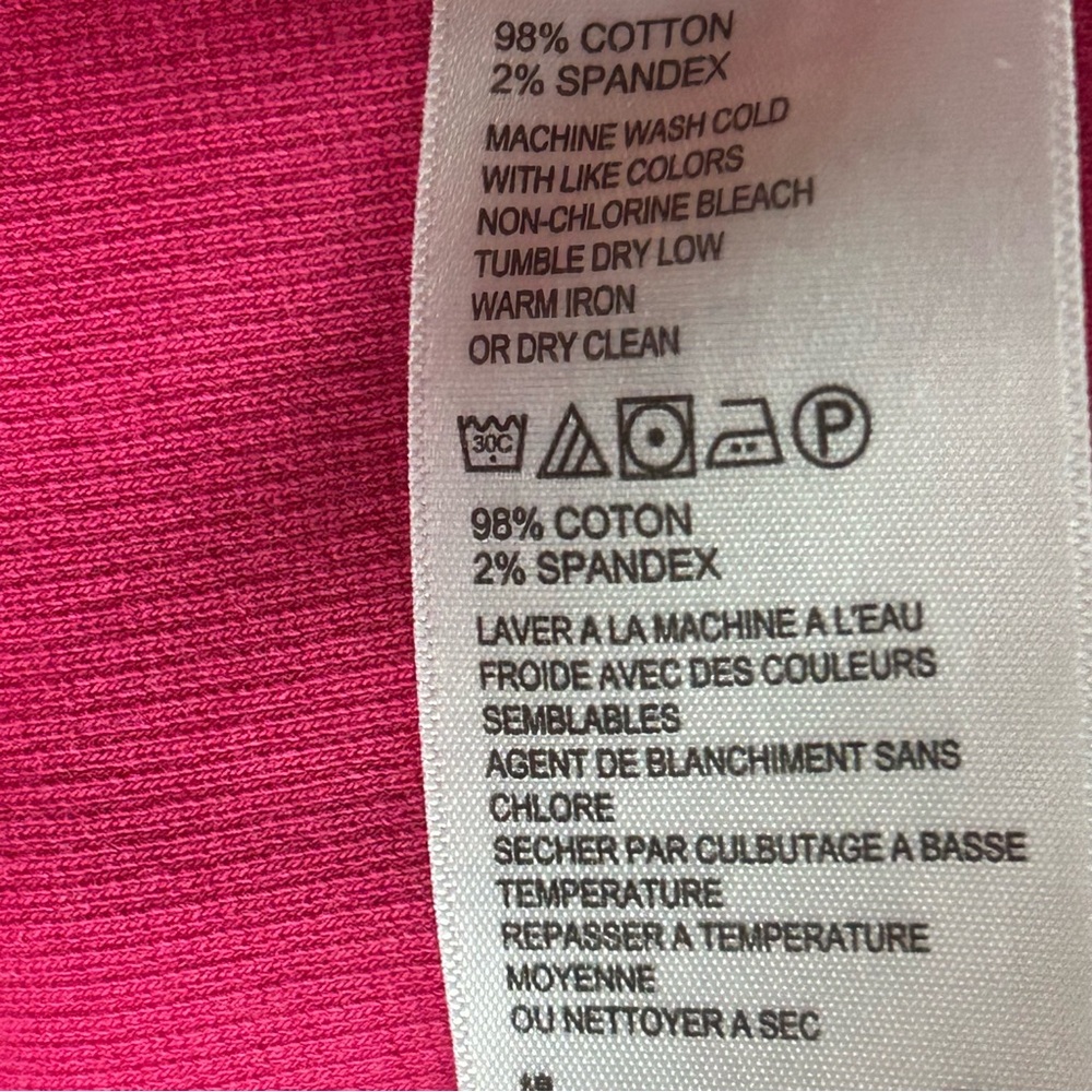 Tommy Bahama 1/2 Zip Cotton Sweater Pink Long Sleeve Pullover Women’s M Preppy - Picture 10 of 10